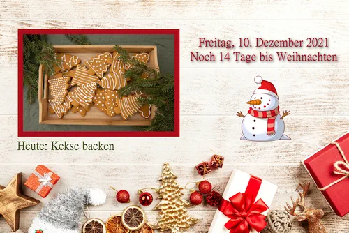 Weihnachts-Countdown-Kalender