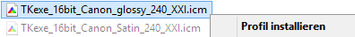 ICC-Profil installieren